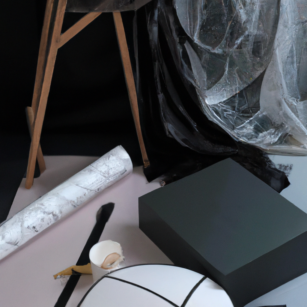 Sesión editorial de moda minimalista